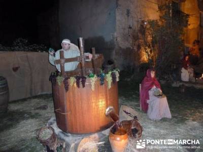 Senderismo Sierra Norte Madrid - Belén Viviente de Buitrago; cuenca senderismo